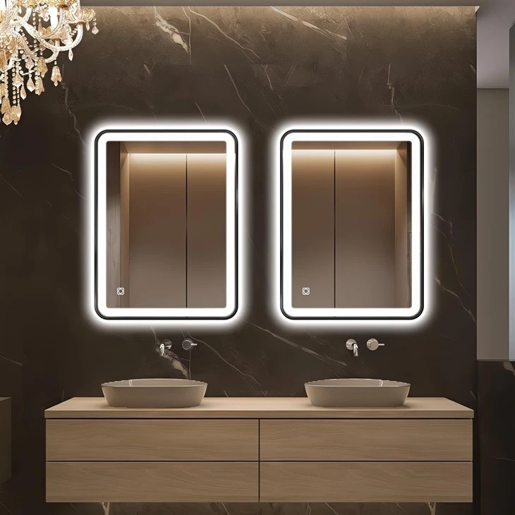 Black Framed Illuminated Bathroom Mirror suppliers
