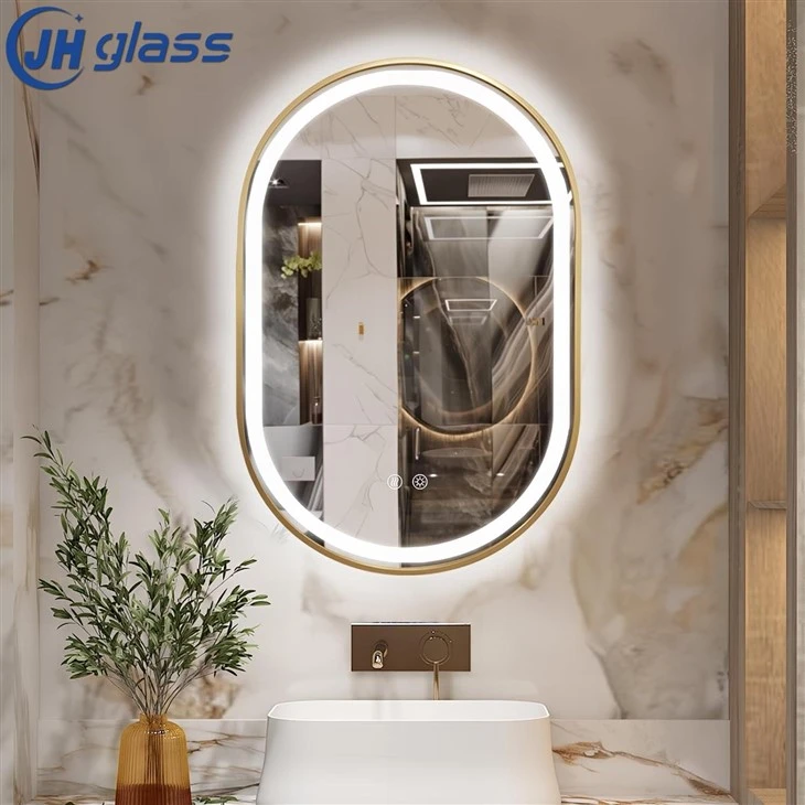 Brushed Brass Led Bathroom Mirror suppliers